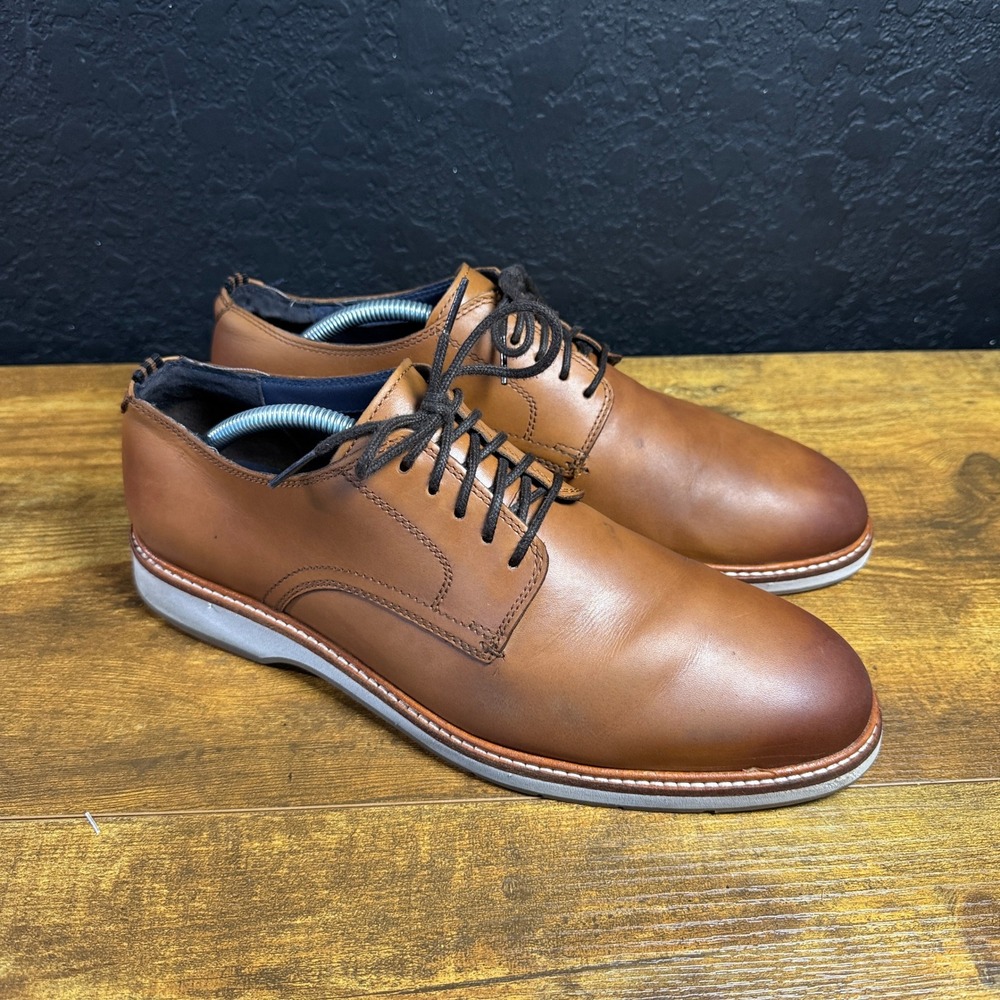 Cole Haan Williams Grand II C30693 British Tan Leather Oxford Mens 10.5 M